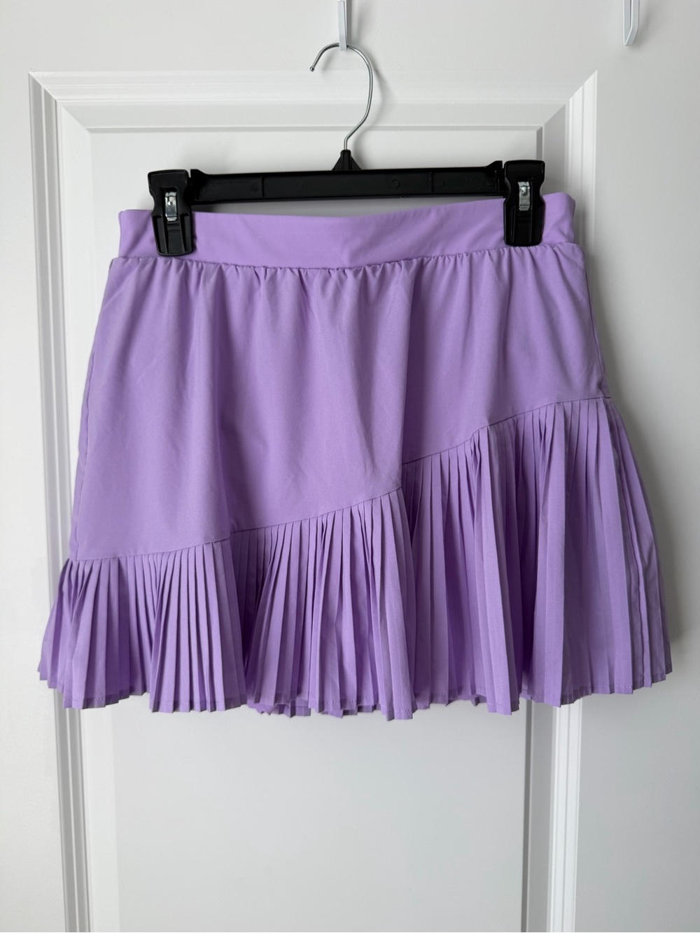 SPANX Lavender Pleated Mini Skirt